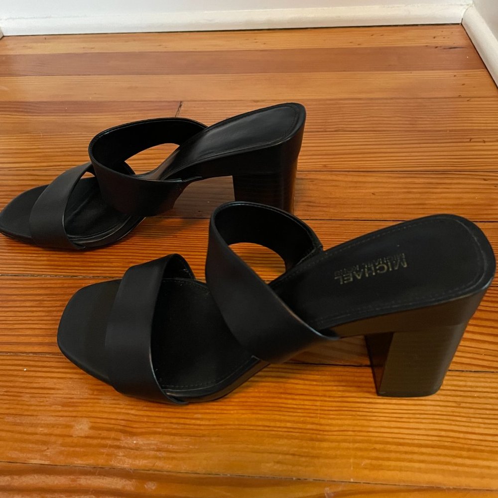 Michael Kors Black Heeled Sandals - Size 8 - Never Worn